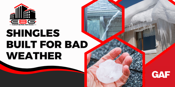 Shingle roofing for bad weather